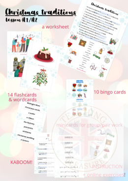 Christmas Traditions lesson [vocabulary, speaking] + online exercises