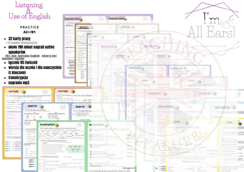 I'M ALL EARS! Listening and Use of English Practice A2+/B1