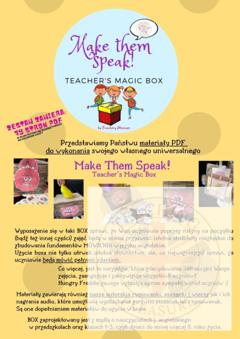 MAKE THEM SPEAK! Teacher's Magic Box